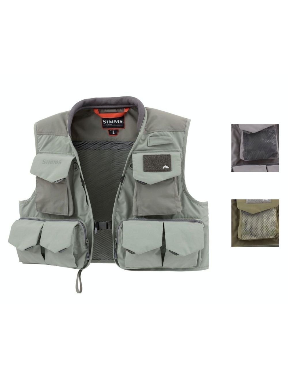 Simms Fly Fishing Vest - Medium size 10+ Pockets FREE SHIPPING 
