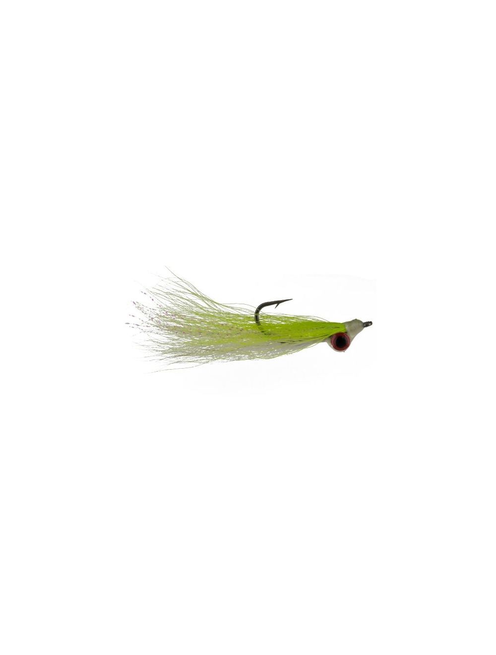 Clouser, Chartreuse and White