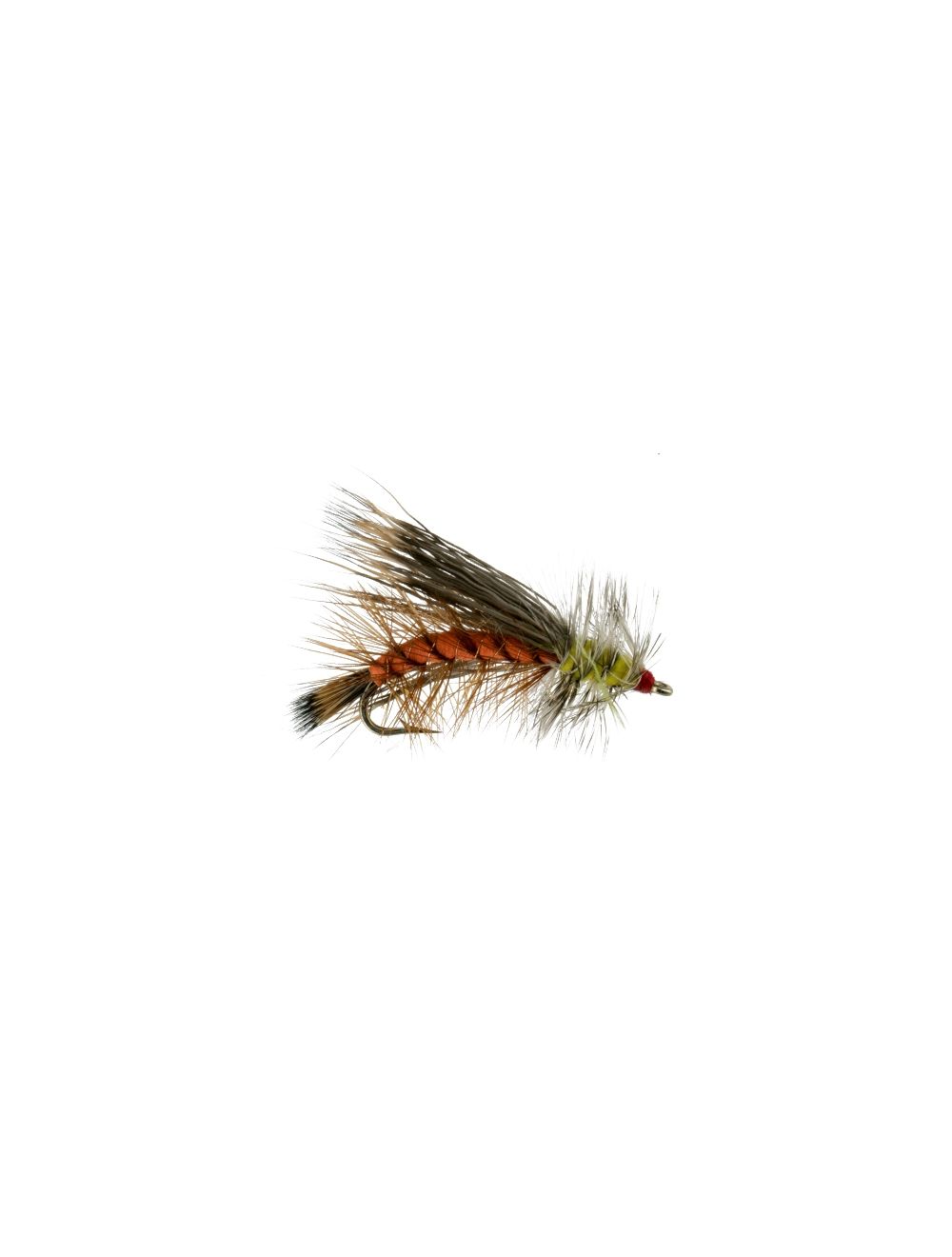 Psycho Stimulator Dry Fly Green/Red Variant - Hand Tied Fly Fishing Flies -  Classic Dry Fly Patterns