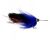Tarpon Meat Whistle Black and Purple, Fly Fishing Flies, Saltwater. Discount flies at theflystop.com. High Resolution.