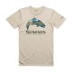 Simms Troutscape T-Shirt - Sand