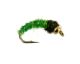 Beadhead Caddis Bright Green Trout Fly Fishing Pattern
