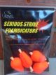 Serious Anglers Foamdicators, 4-Pack (Orange)