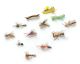 Attractor/Terrestrial Trout Fly Assortment